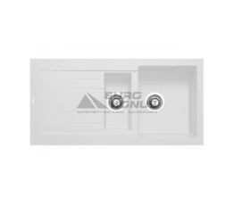 FABIANO Кухонная мойка Classic 100x50x15 Alpine White (8221.301.0519)